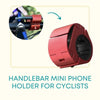 Handlebar Mini Phone Holder for Cyclists