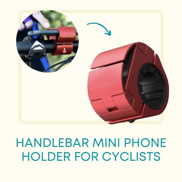 Handlebar Mini Phone Holder for Cyclists