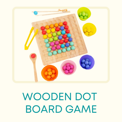 Wooden Dot Board Game