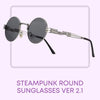 Steampunk Round Sunglasses Ver 2.1