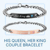 His Queen Her King Couple Bracelet (1 Pair)