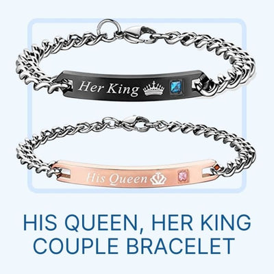 His Queen Her King Couple Bracelet (1 Pair)