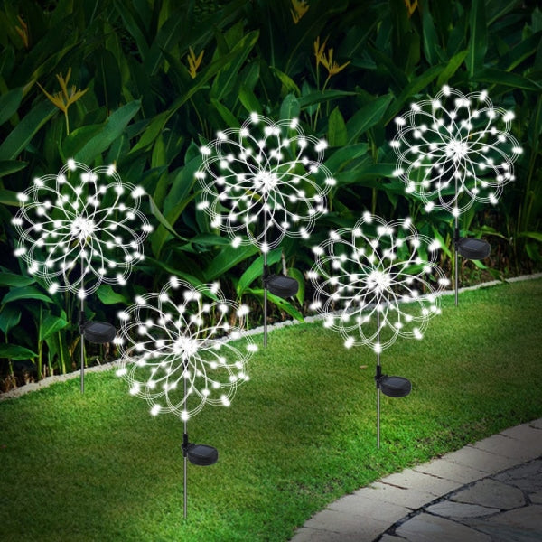 Solar Firework Light by Edgecom White / 90PCS LED