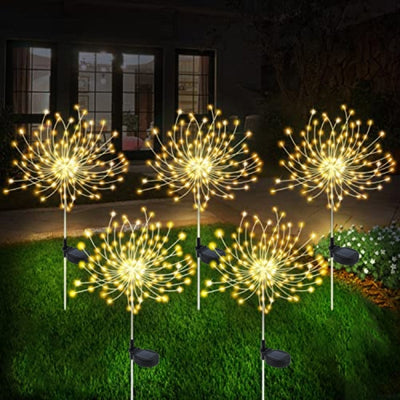 Solar Firework Light by Edgecom Warm White / 90PCS LED