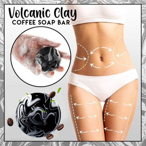 Volcanic Clay Coffe Sculpting Soap Bar