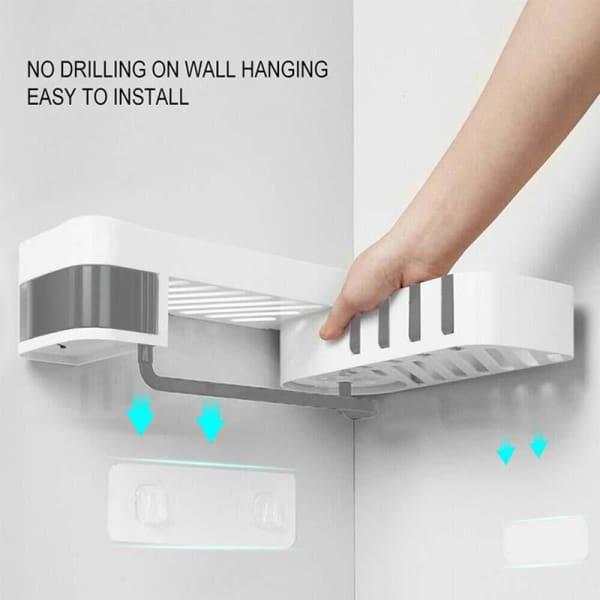 Rotating Shelf for Shower Corner