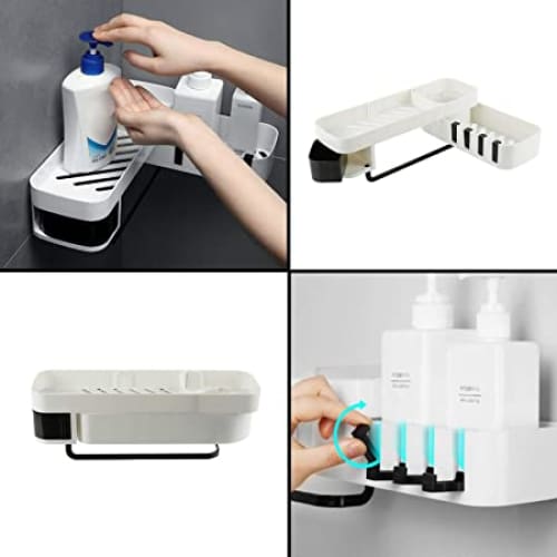 Rotating Shelf for Shower Corner