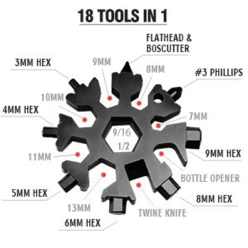 18-in-1 Multi-Tool Snowflake