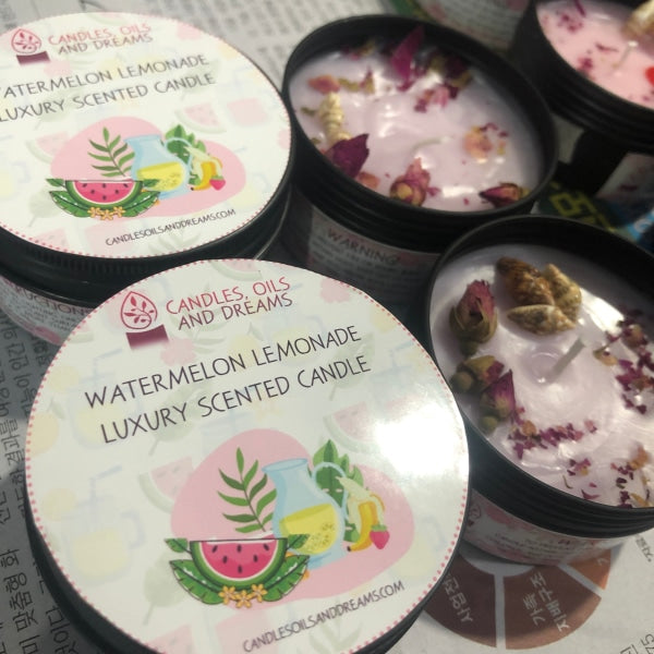 Watermelon Lemonade Luxury Scented Candle