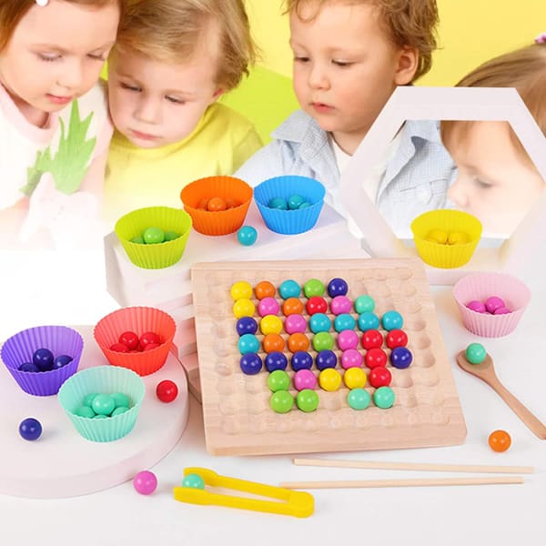 Wooden Go Games Set Dots Shuttle Beads Board Games