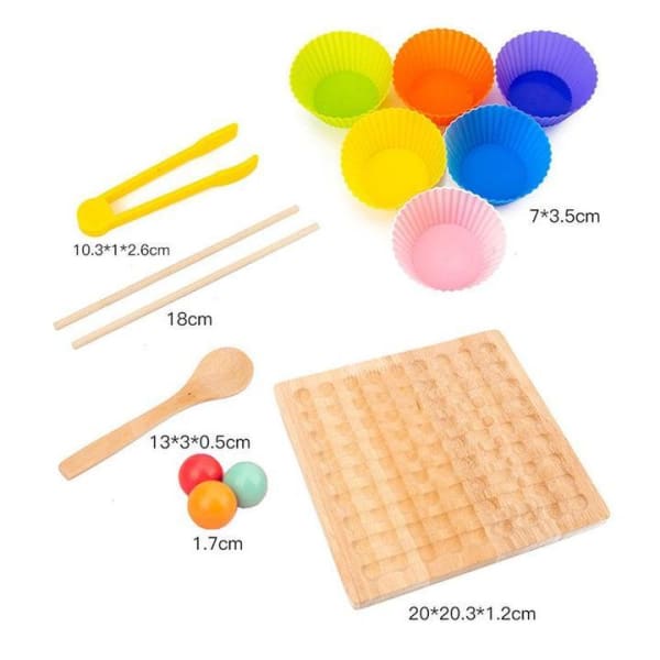 Wooden Go Games Set Dots Shuttle Beads Board Games